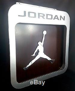 Vintage Nike Air Jordan Icon Logo Metal Store Display OG I III IV V VI VII VII