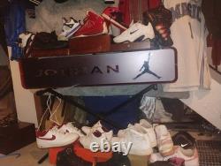 Vintage Nike Michael Jordan Footlocker Double Sided Shoe Store Display Sign