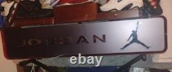 Vintage Nike Michael Jordan Footlocker Double Sided Shoe Store Display Sign