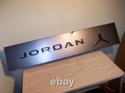 Vintage Nike Michael Jordan Footlocker Double Sided Shoe Store Display Sign
