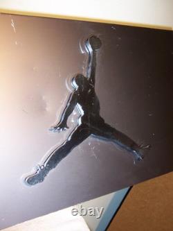 Vintage Nike Michael Jordan Footlocker Double Sided Shoe Store Display Sign