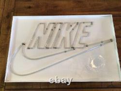 Vintage Nike Neon Sign Store Display Kinetic Portland Oregon