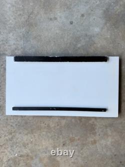 Vintage Nike Store Swoosh Logo Wooden Display Sign Made in USA Red Black RARE