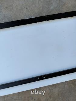 Vintage Nike Store Swoosh Logo Wooden Display Sign Made in USA Red Black RARE