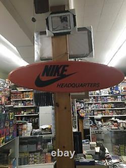 Vintage Nike Wooden Display Sign Late 1970s Hard To Find BLM Great For Autos