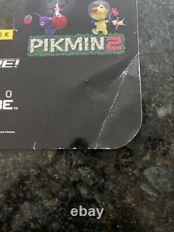 Vintage Nintendo Gamecube Kiosk Store Display Sign Insert Paper Mario Pikmin Fox