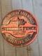 Vintage Northwestern Barb Wire Co Sterling Fence Metal Store Display Barbed Sign