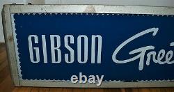 Vintage Ohio Advertising Display GIBSON GREETING CARDS Lighted Store SIGN