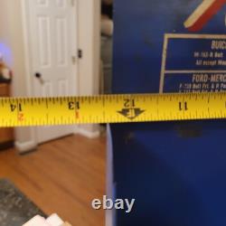 Vintage Original 1928 1947 National Wheel Parts Display Rack Sign W Cups Parts