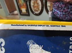 Vintage Original Buy G. E. General Electric Bulbs D. S. Dealer Display Sign