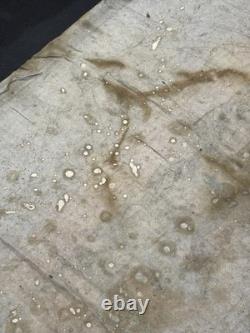 Vintage Original MOBILOIL FILPRUF Bottle Gargoyle Canvas Banner Oil Gas Sign