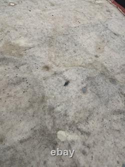 Vintage Original MOBILOIL FILPRUF Bottle Gargoyle Canvas Banner Oil Gas Sign