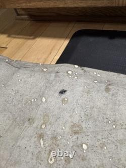 Vintage Original MOBILOIL FILPRUF Bottle Gargoyle Canvas Banner Oil Gas Sign