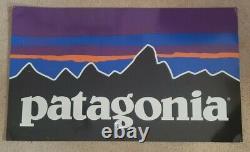 Vintage Original Patagonia Store Advertising Metal Display Sign 35 x 21