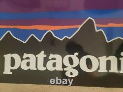 Vintage Original Patagonia Store Advertising Metal Display Sign 35 x 21