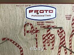 Vintage Original Proto Tool Store Display Board Rack Sign 65A-SP Plywood Pliers