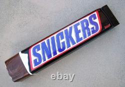 Vintage Original Snickers Candy Bar 3D Plastic Wall Hanging Display Pop Art