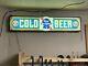 Vintage Pabst Blue Ribbon Beer Lighted Sign Bar room Liquor Store display