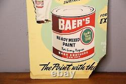 Vintage Paint Hardware store sign house paint spray cans etc store display bear