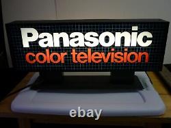 Vintage Panasonic Display Lighted Sign