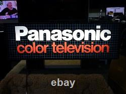 Vintage Panasonic Display Lighted Sign