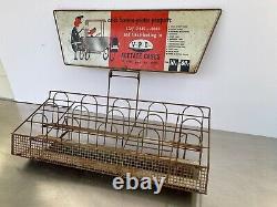 Vintage Pass Port License Metal Counter Store Display Stand Rack #24
