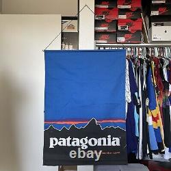 Vintage Patagonia Original Retail Hang Down Display Sign Flag Banner 26 X 35