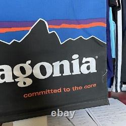 Vintage Patagonia Original Retail Hang Down Display Sign Flag Banner 26 X 35