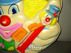 Vintage Pez Clown Face-3d-store Counter Display-plastic Mold Sign Candy Toy-19