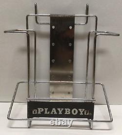 Vintage Playboy Magazine Wire Metal Store Rack Wall Tabletop Holder Display 821A