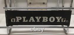 Vintage Playboy Magazine Wire Metal Store Rack Wall Tabletop Holder Display 821A