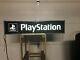 Vintage Playstation Video Game Console Light up Sign Promo Store Display 36X8