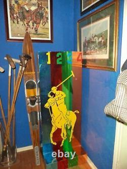 Vintage Polo Ralph Lauren Big Pony Cologne Display Shelf Store Furniture