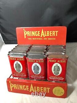 Vintage Prince Albert Metal Shelf Sign Tobacco General Store Display