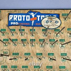 Vintage Proto Tools Dealer Display Panel No 52X Serial #164