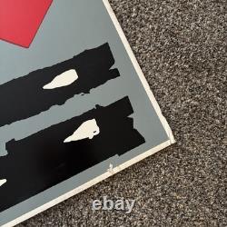 Vintage Quiksilver Store Display Sign Single Sided Board 42x28 Surf Skate 3D