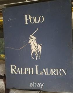 Vintage Ralph Lauren POLO Store Sign Rare Outside  Large