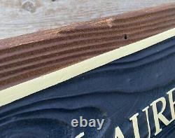Vintage Ralph Lauren Polo Wood Display Store Sign 36 x 11 x 1.5 Board Pony