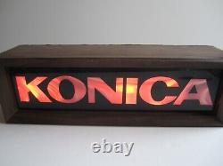 Vintage Rare 1970'S Konica Camera Store Lighted Sign
