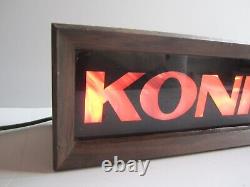 Vintage Rare 1970'S Konica Camera Store Lighted Sign