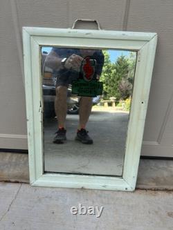 Vintage Red Goose Shoes Sign Store Mirror