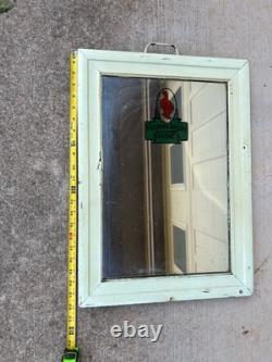 Vintage Red Goose Shoes Sign Store Mirror