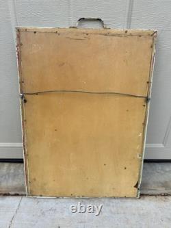 Vintage Red Goose Shoes Sign Store Mirror