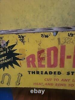 Vintage Redi-Bolt Tractor Supply House Hardware Store Display Storage Center old