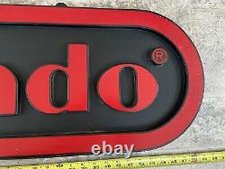 Vintage Retro 4ft Nintendo Store Display Sign Black & Red 1980s