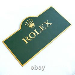Vintage Rolex Store Display Sign 10.25 x 4.75 Watch Sign