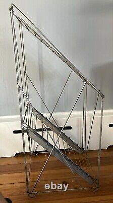 Vintage'SPOTLESS BROOM' Metal Store Display with Rack and Sign