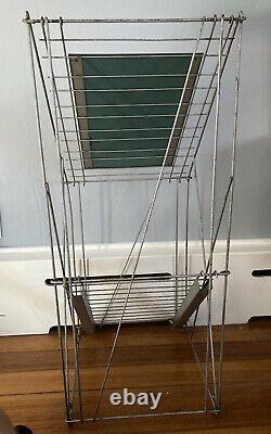 Vintage'SPOTLESS BROOM' Metal Store Display with Rack and Sign