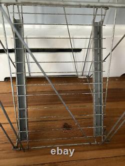 Vintage'SPOTLESS BROOM' Metal Store Display with Rack and Sign