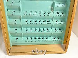 Vintage STANLEY Screw-Mate Combination Wood Drill Bits Counter Store Display USA